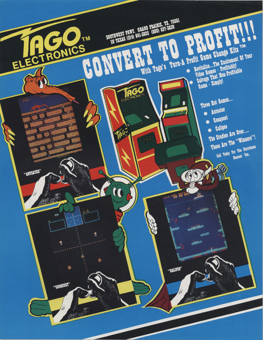 Anteater Arcade Game Cover